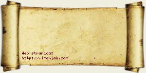 Minja Jačović vizit kartica